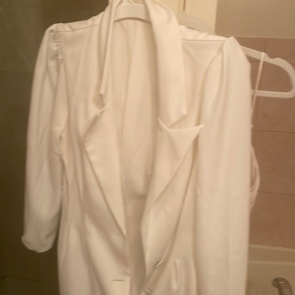 Lover and friends blazer white dress small